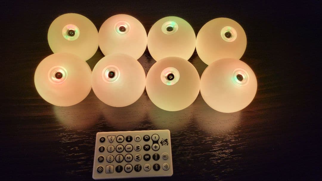 ジャグリング k8 グローボール 8個セット リモコン 充電ケーブル