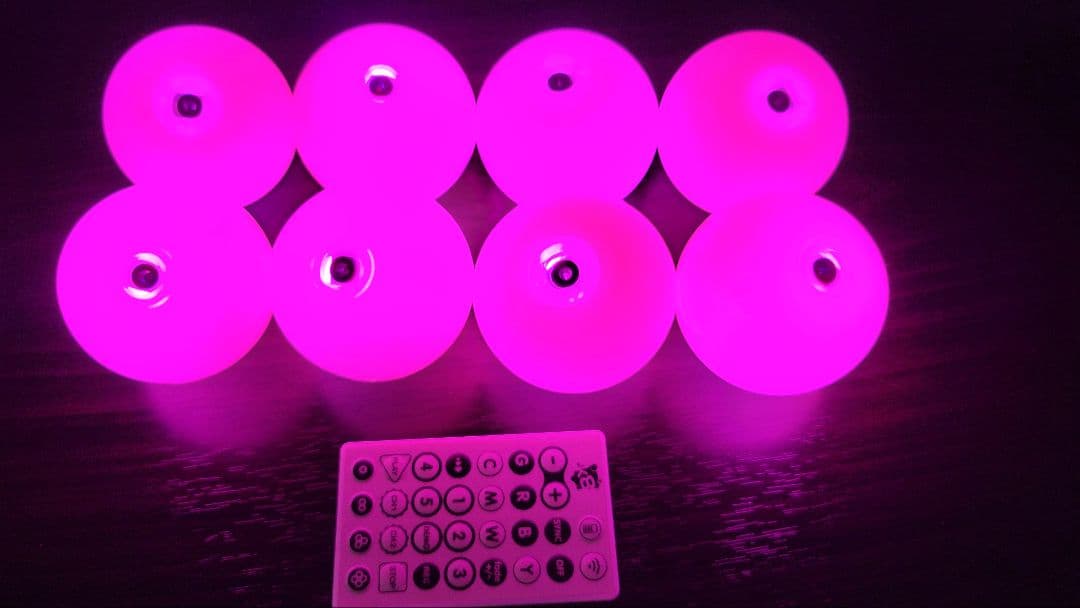 ジャグリング k8 グローボール 8個セット リモコン 充電ケーブル