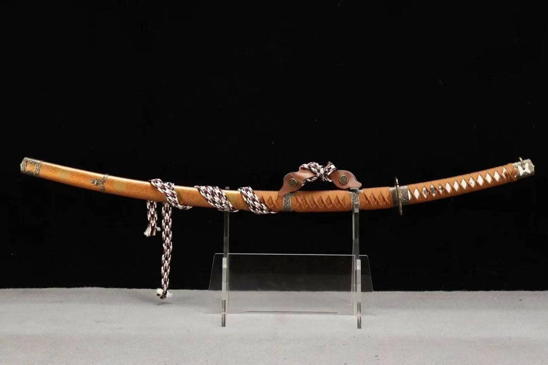 徳川金栗太刀 鎬造り 日本刀 模造刀 武具 舞踊刀 古兵器 太刀 武蔵