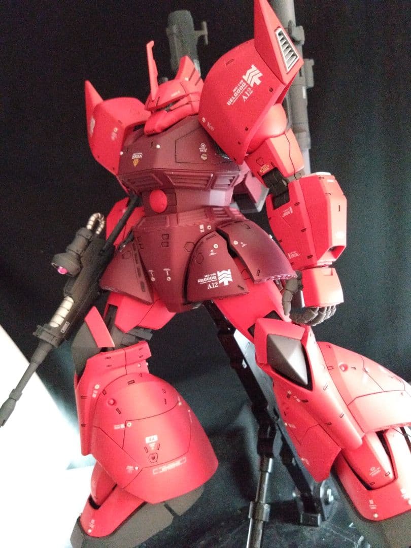 MG 1/100 MS-14B シャア専用 ゲルググ 改修塗装済完成品