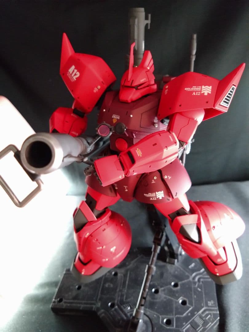 MG 1/100 MS-14B シャア専用 ゲルググ 改修塗装済完成品