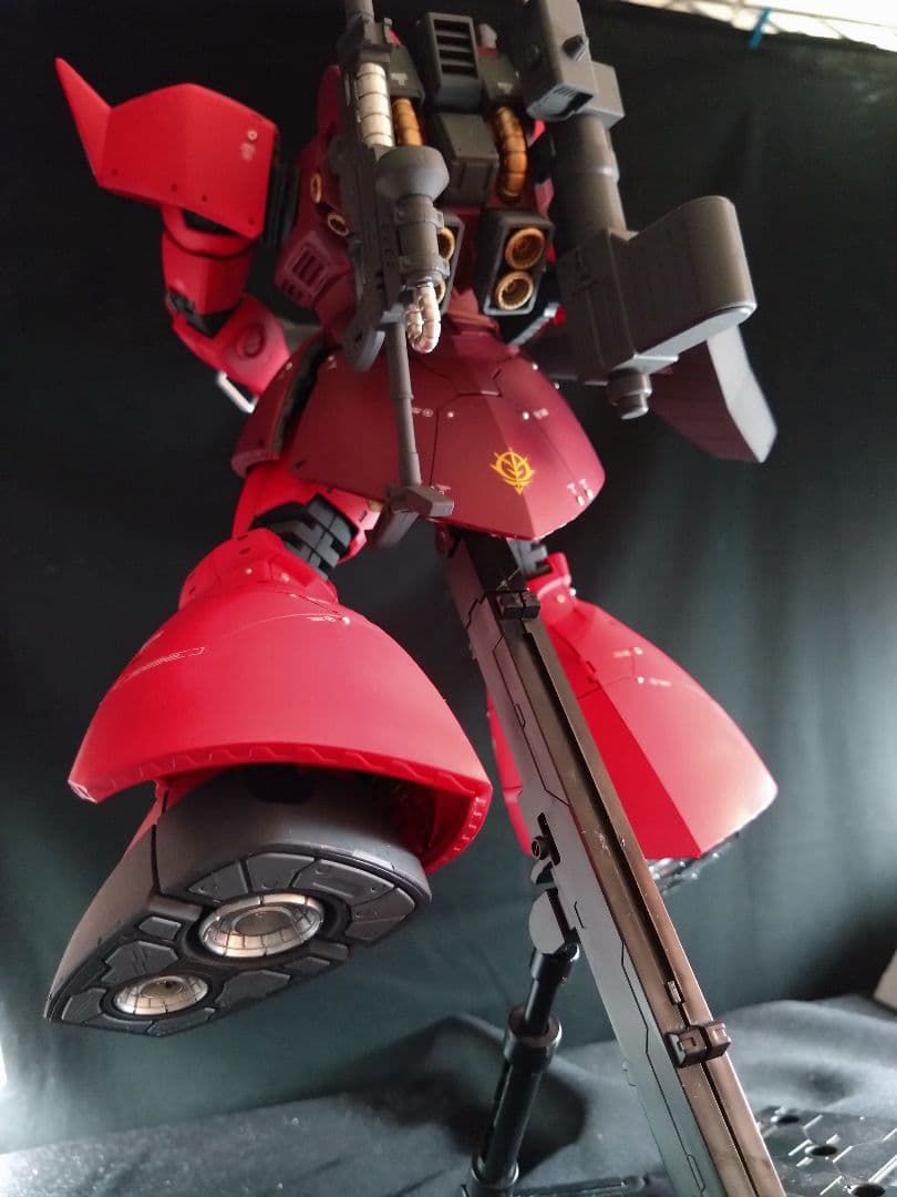 MG 1/100 MS-14B シャア専用 ゲルググ 改修塗装済完成品