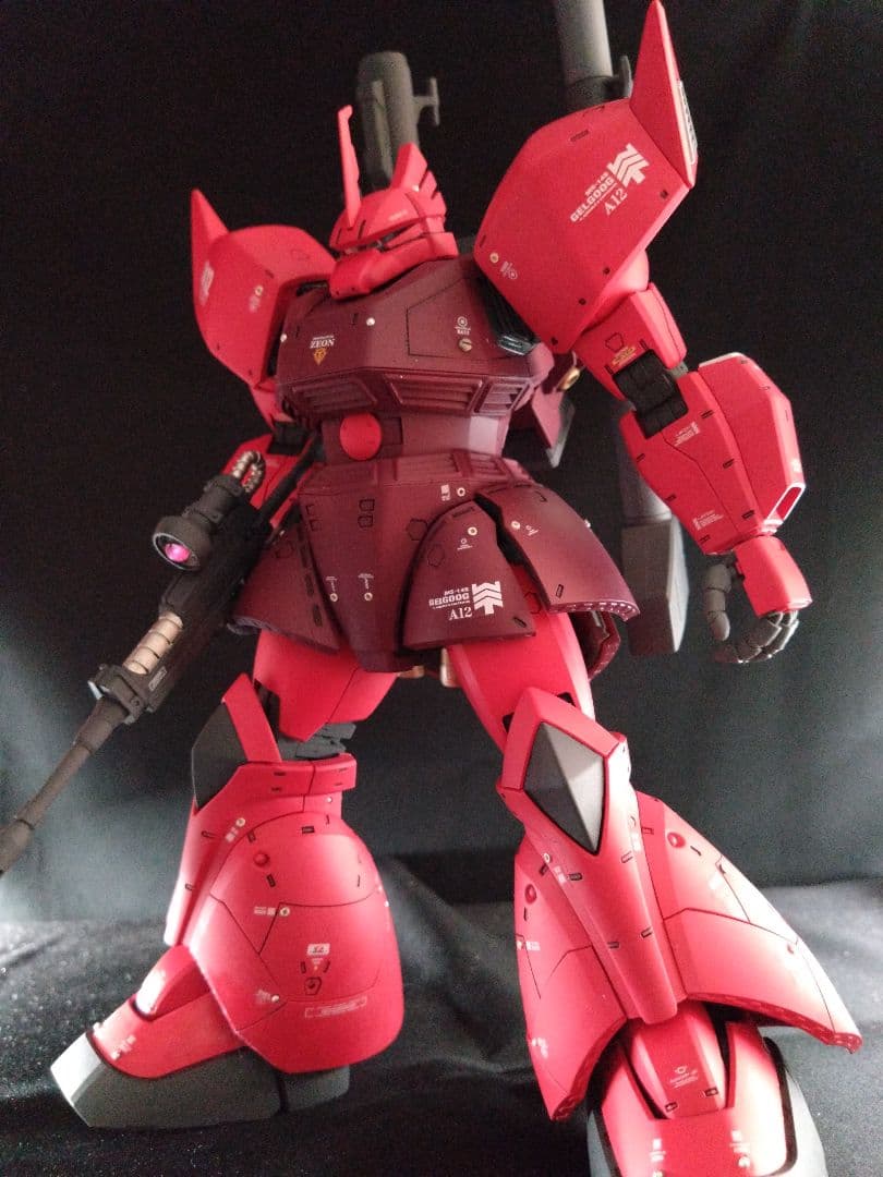 MG 1/100 MS-14B シャア専用 ゲルググ 改修塗装済完成品