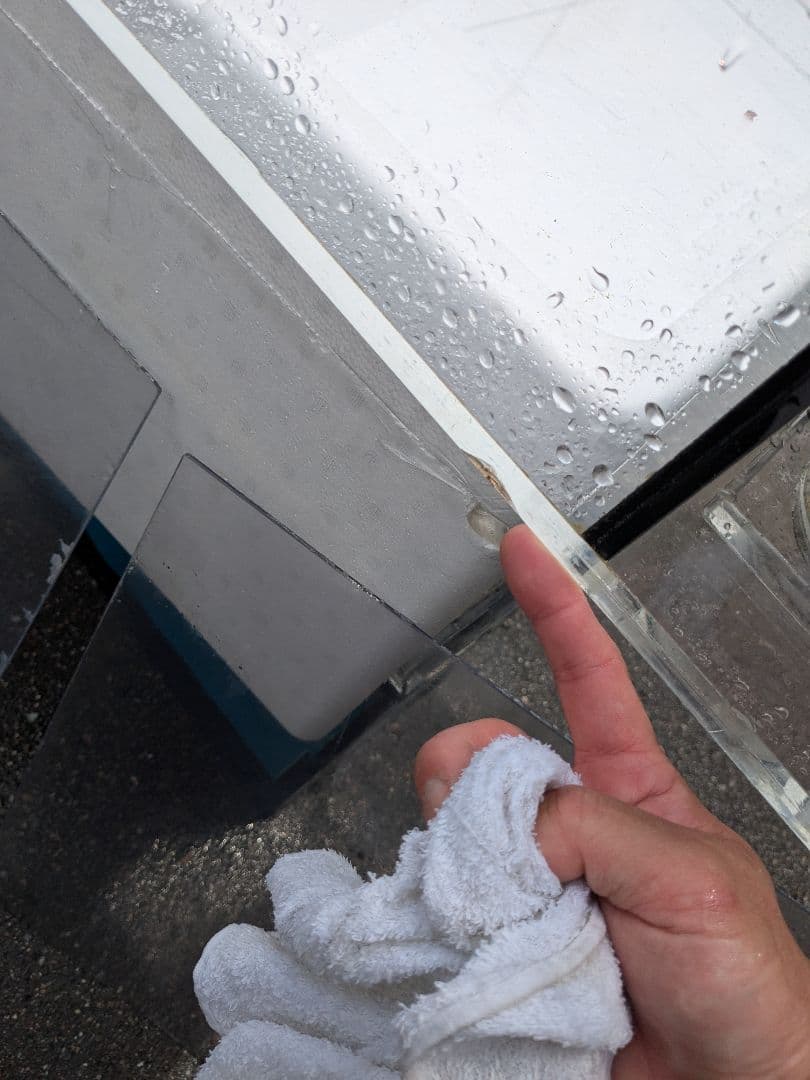 アクリルOF水槽90㌢60㌢高さ60㌢中古品キズ有り※引き取り限定or配達します