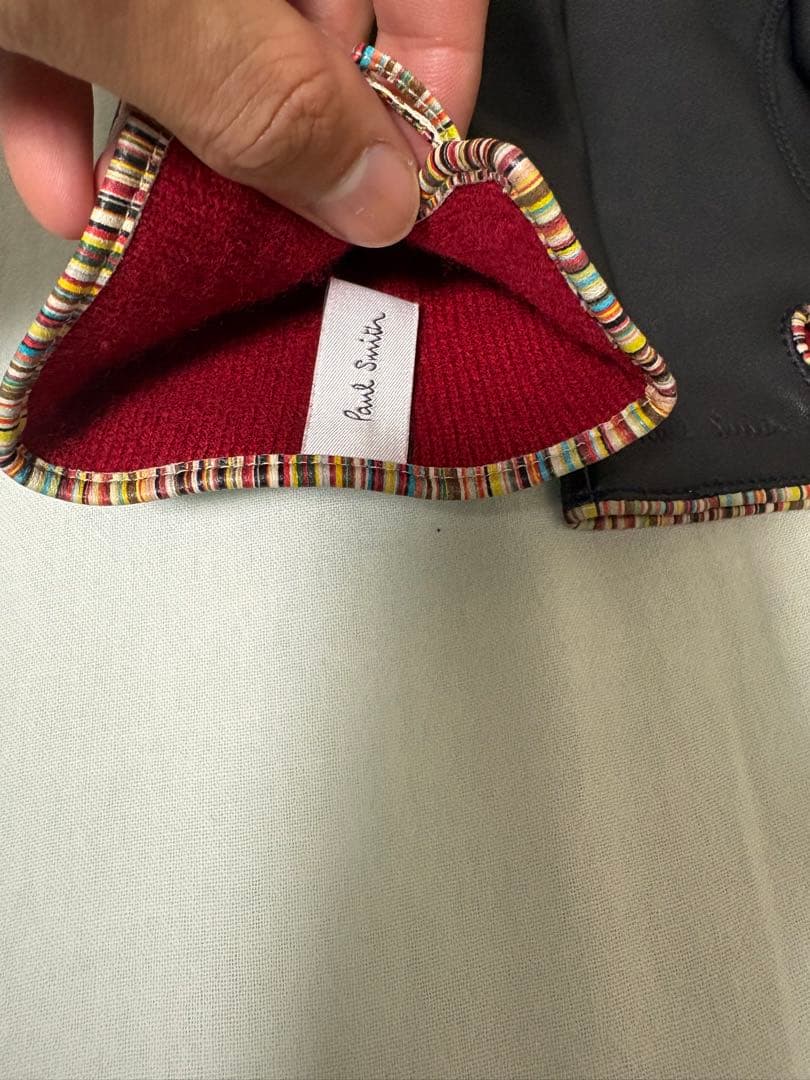 【美品】Paul Smith ラムレザー グローブ 手袋