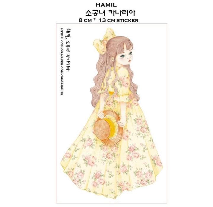 No.18【送料別】hamil ハミル ステッカー 6枚セット