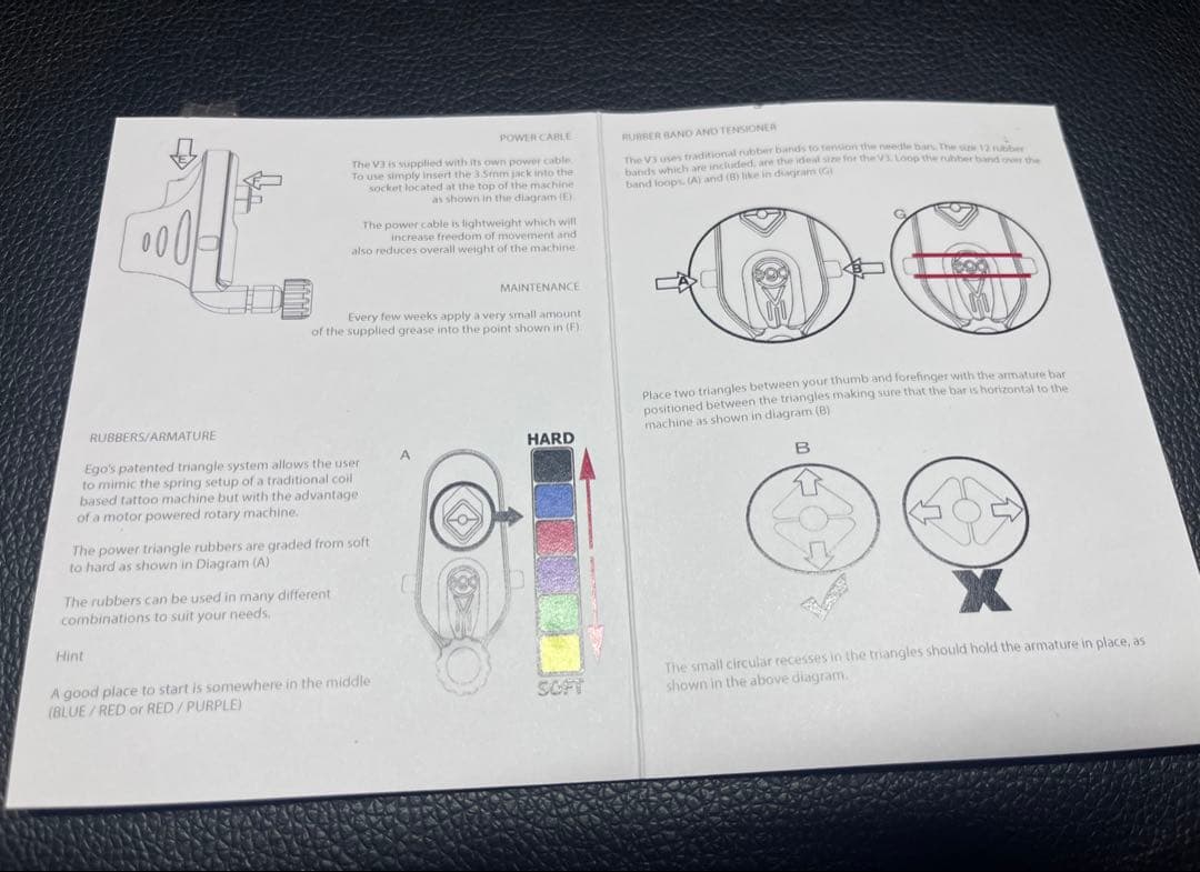 ego VERTEXタトゥーマシン