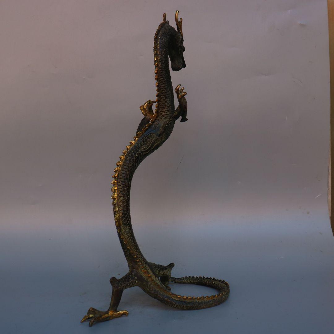 竜 銅 細工 装飾品 工芸品 美術品 置物