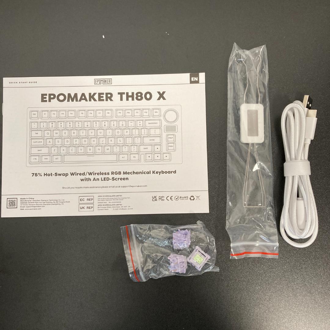 EPOMAKER TH80-X ガスケット ゲーミングキーボード b374