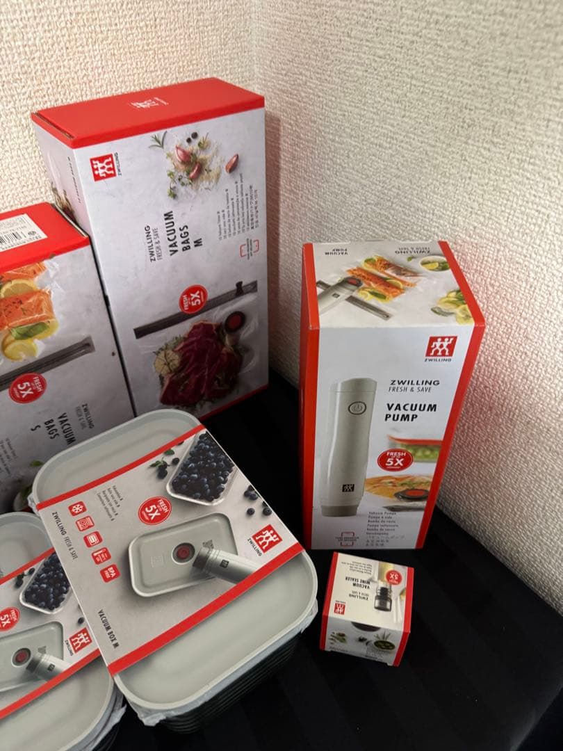 ポ*い様 ZWILLING ツヴィリング 真空 保存容器 真空バッグ セット　フ