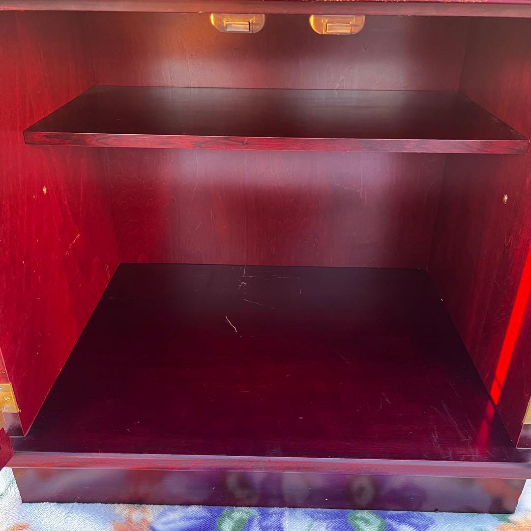 オールドカリモク家具　木製キャビネット