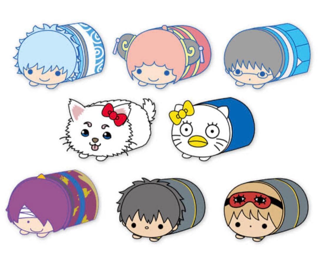 銀魂　ぬいぐるみ　銀時　神楽　新八　高杉　土方　沖田　202501192200