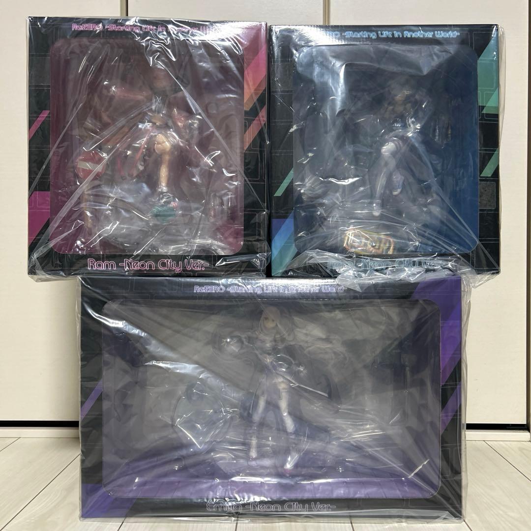 渋スク　リゼロ　フィギュア　ネオンシティ まとめ売り　特典付き