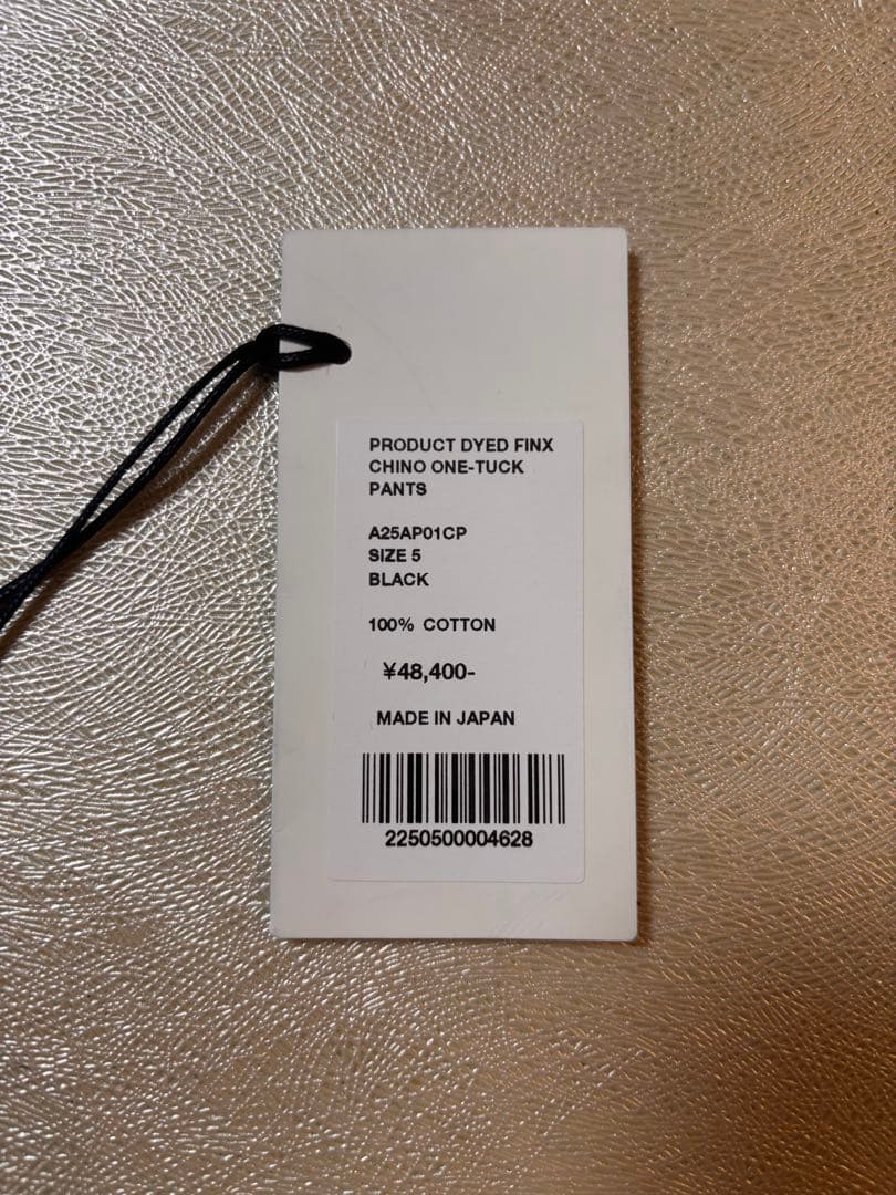 パンツ AURALEE ProductDyedFinxChinoOneTuckPants