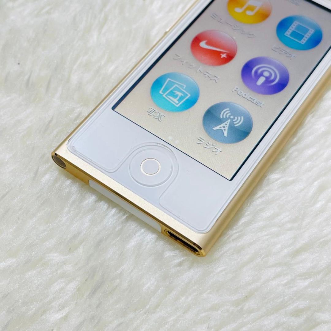 【新品同様品】 iPod nano 第7世代 ゴールド