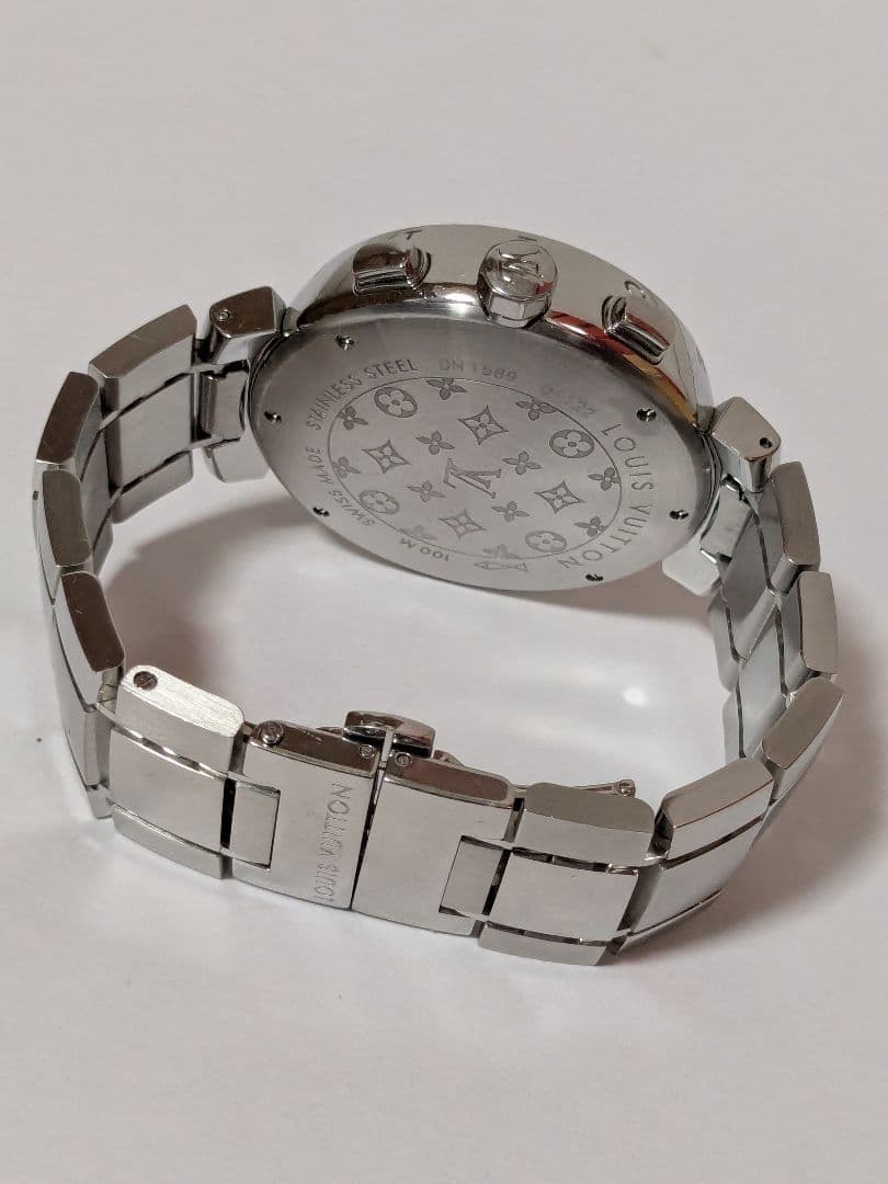 ルイヴィトン タンブール Q1122 タンブール クロノグラフ 自動巻き 腕時計