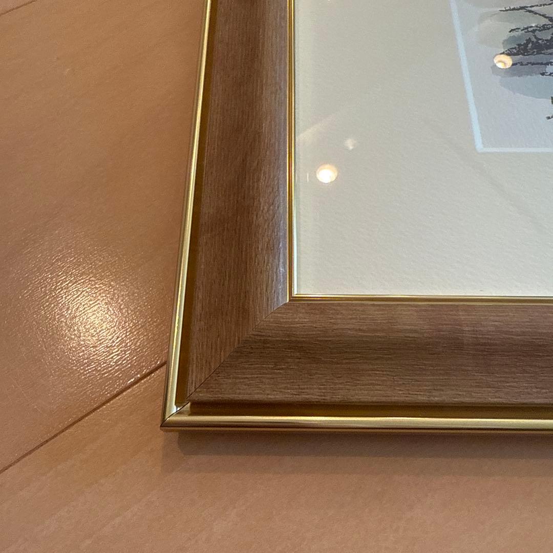 高橋文平 水彩画 paris フランス 額付き 箱あり