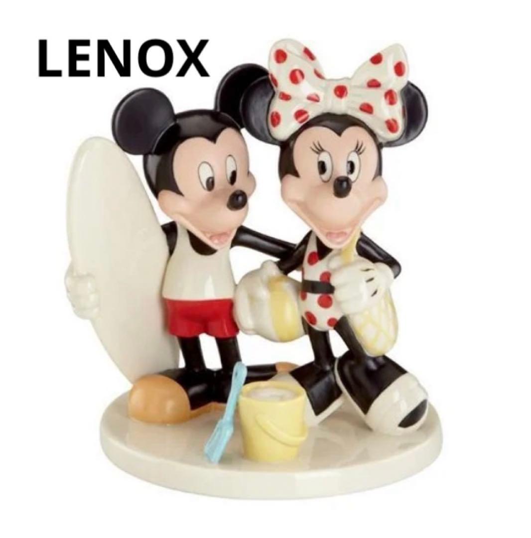 ディズニー LENOX ミッキーミニー Fun In The Sun フィギュア