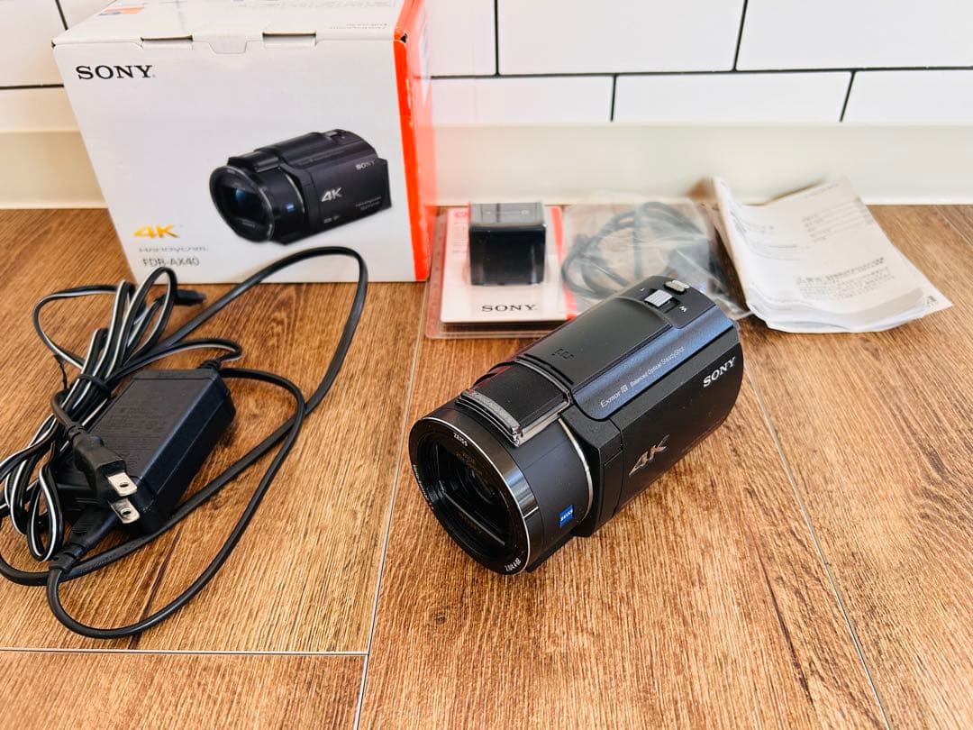 SONY FDR-AX40 4Kビデオカメラ 本体　64GB