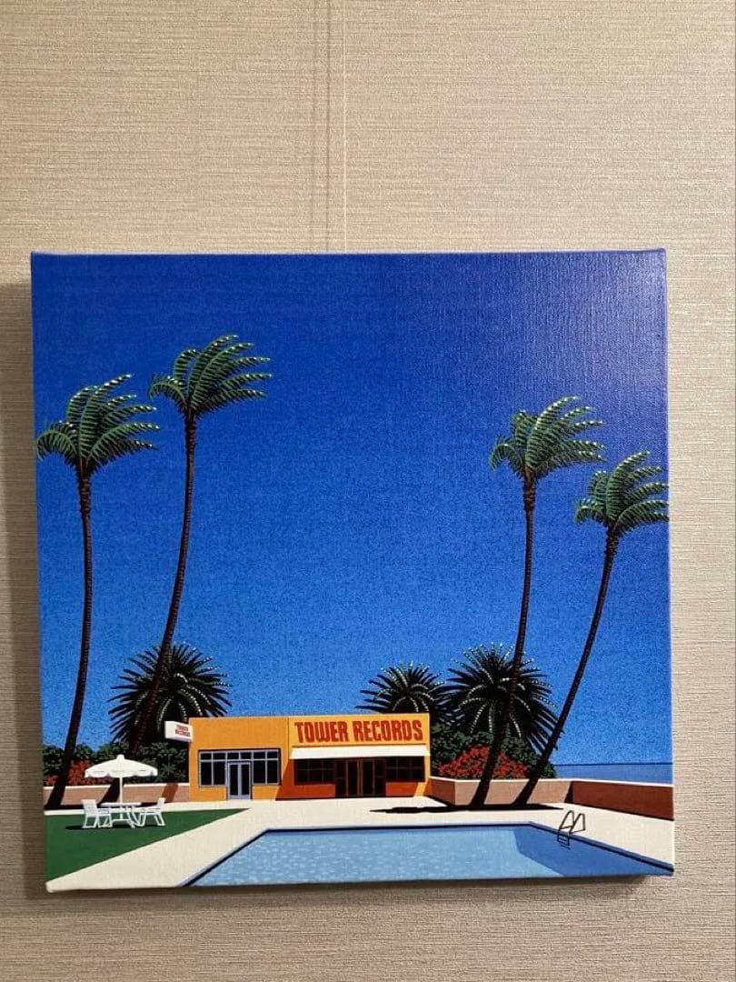 永井博　ファブリックパネル