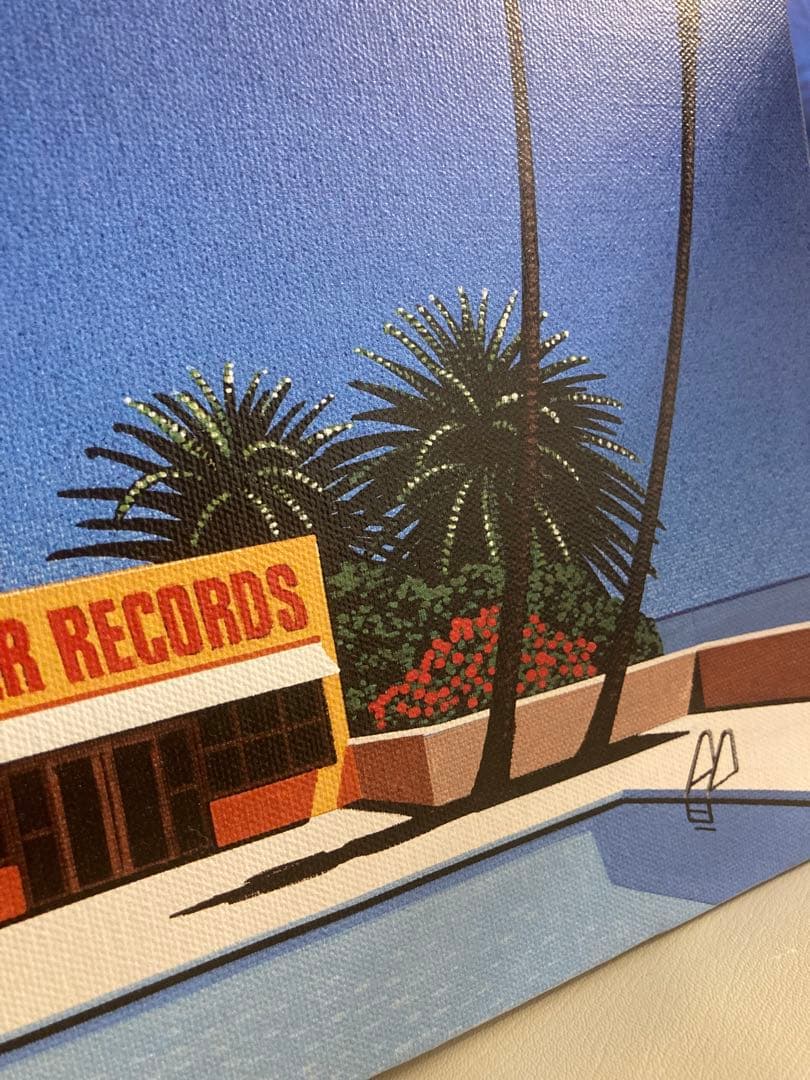 永井博　ファブリックパネル