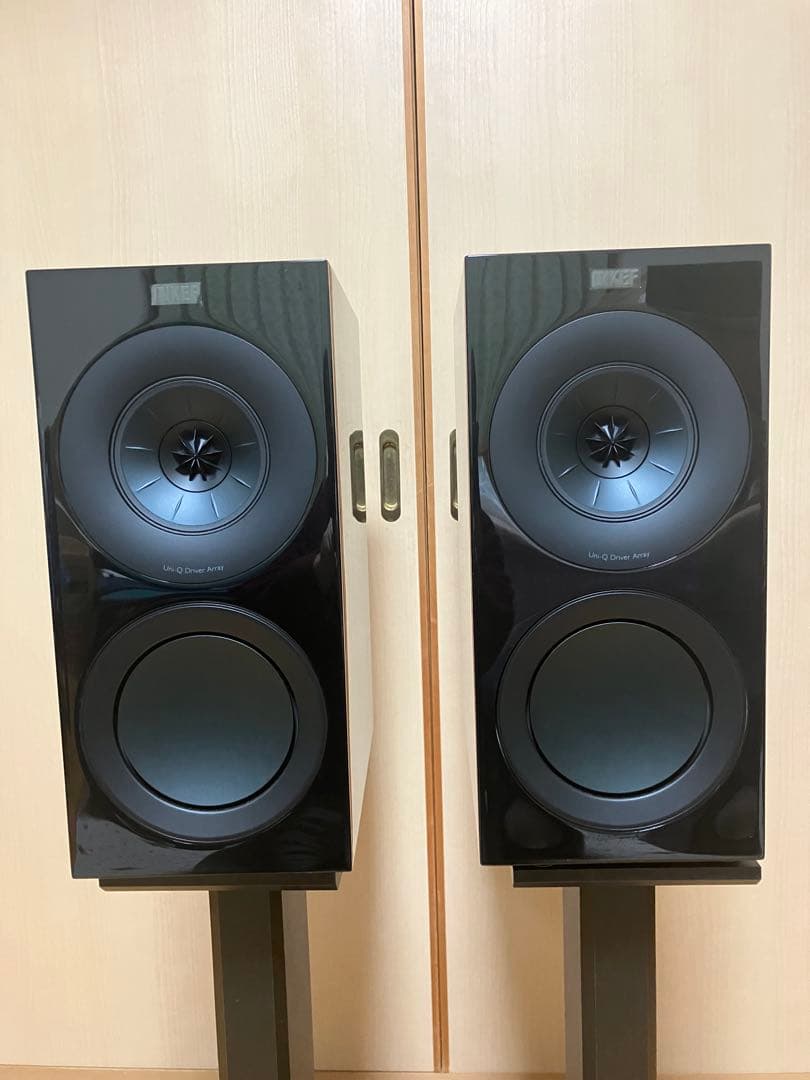 KEF R3 スピーカーペア　Black Gloss