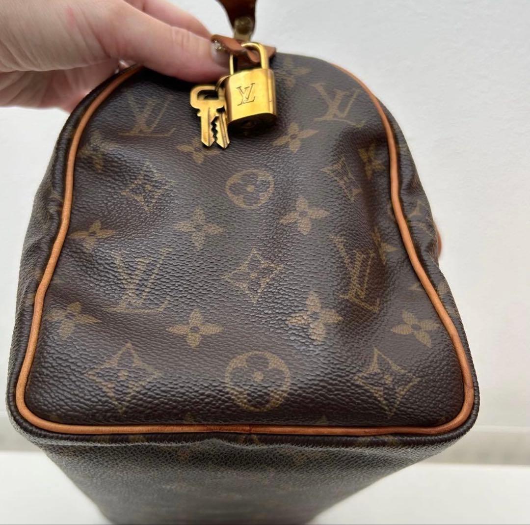 ルイヴィトン●スピーディ25 ●正規ショルダー付き●斜め掛け●中古美品