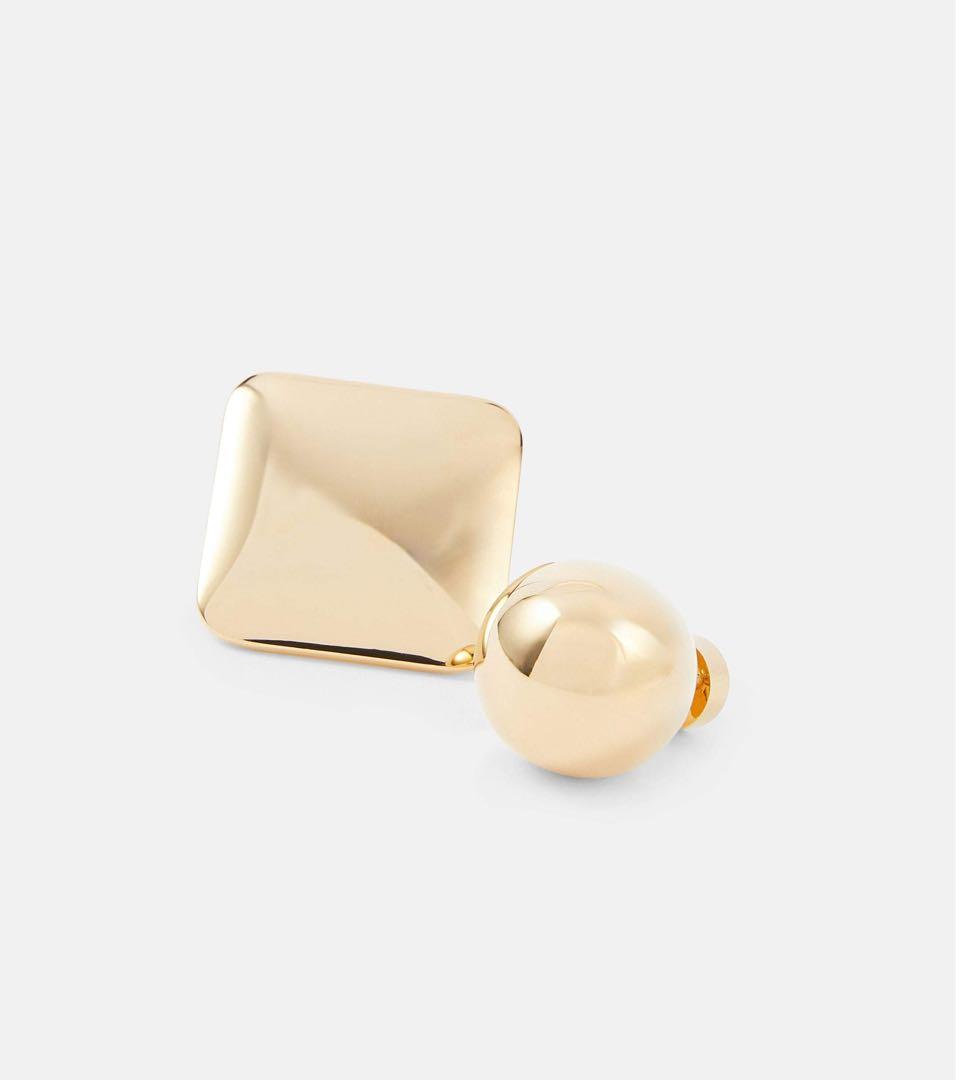 美品Jacquemus ジャックムス アシメントリーピアス gold