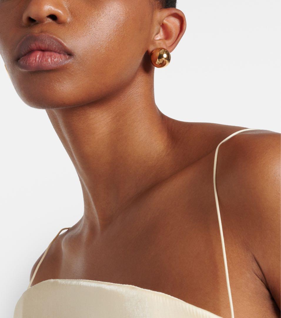 美品Jacquemus ジャックムス アシメントリーピアス gold