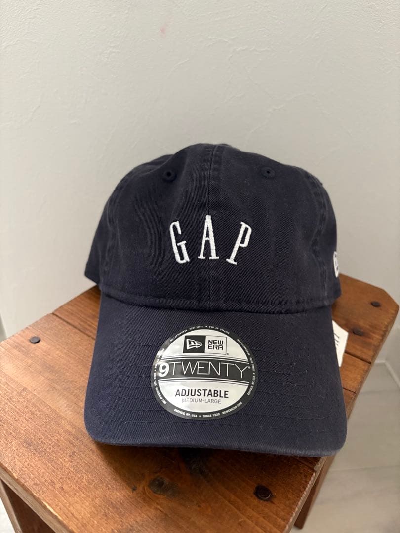 限定コラボ　GAP ✕ NEWERA　ロゴ　キャップ　ニューエラ　ギャップ