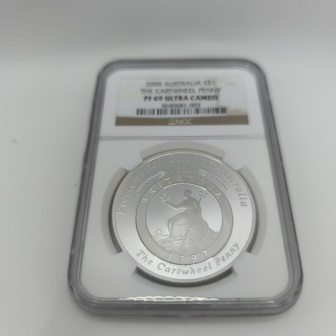 2000年オーストラリア 1ドルとカートウィールペニー