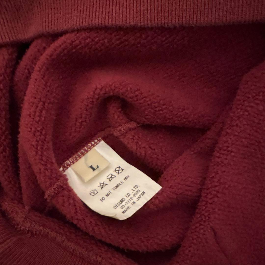 HUMAN MADE バーガンディ パーカー