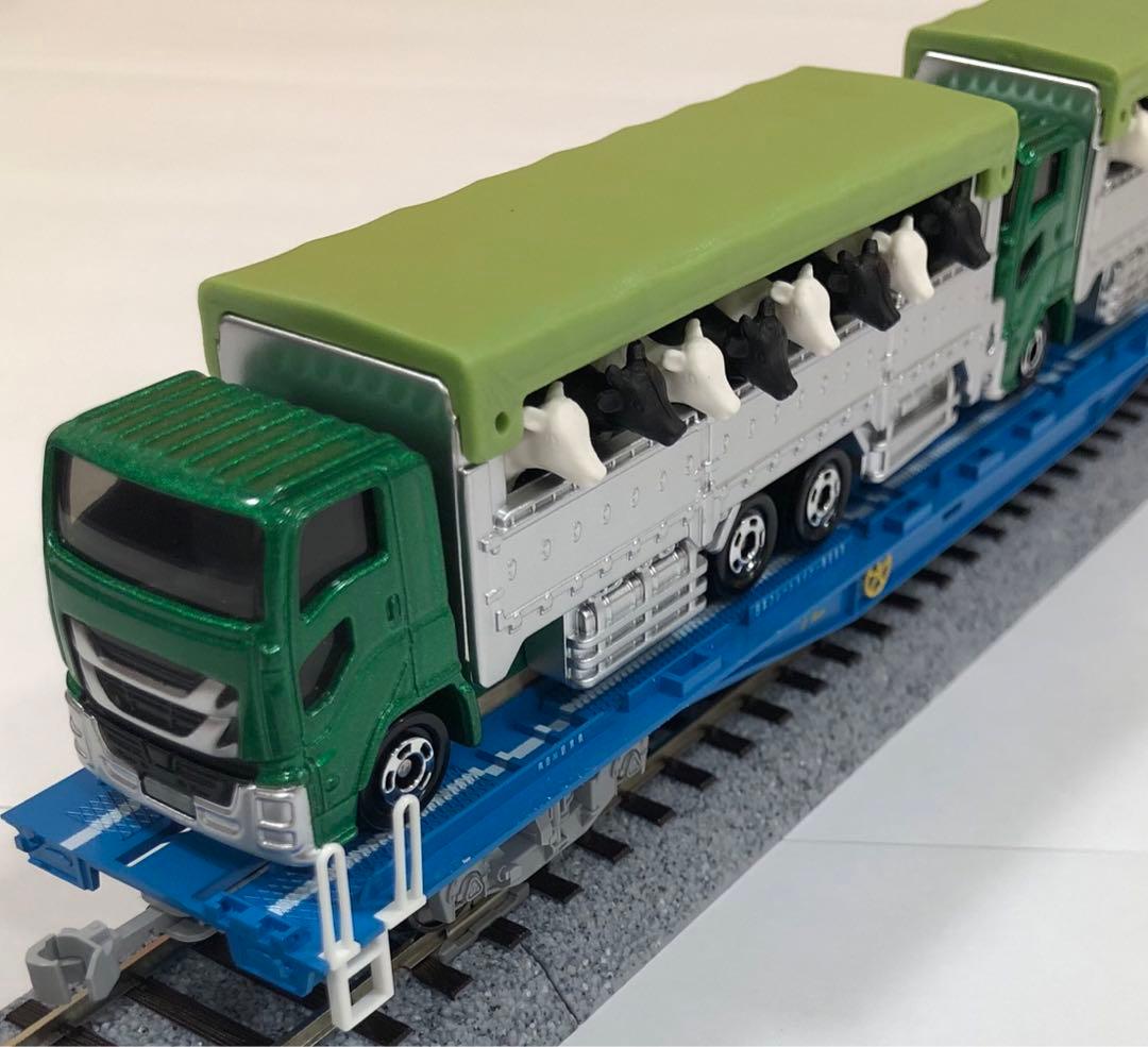 TOMIX HO 貨車 クム 3両+トラック6台+積載用オリジナルパーツセット