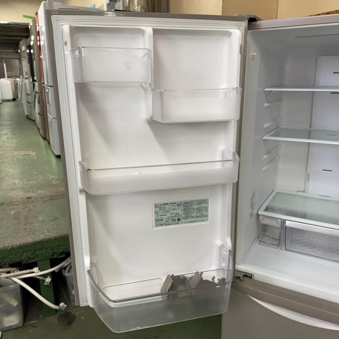 341 冷蔵庫　大型　300L強　左開き　自動製氷機付　洗濯機も有　極美品