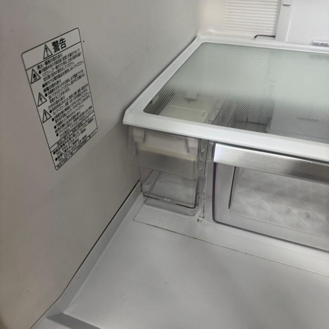 341 冷蔵庫　大型　300L強　左開き　自動製氷機付　洗濯機も有　極美品