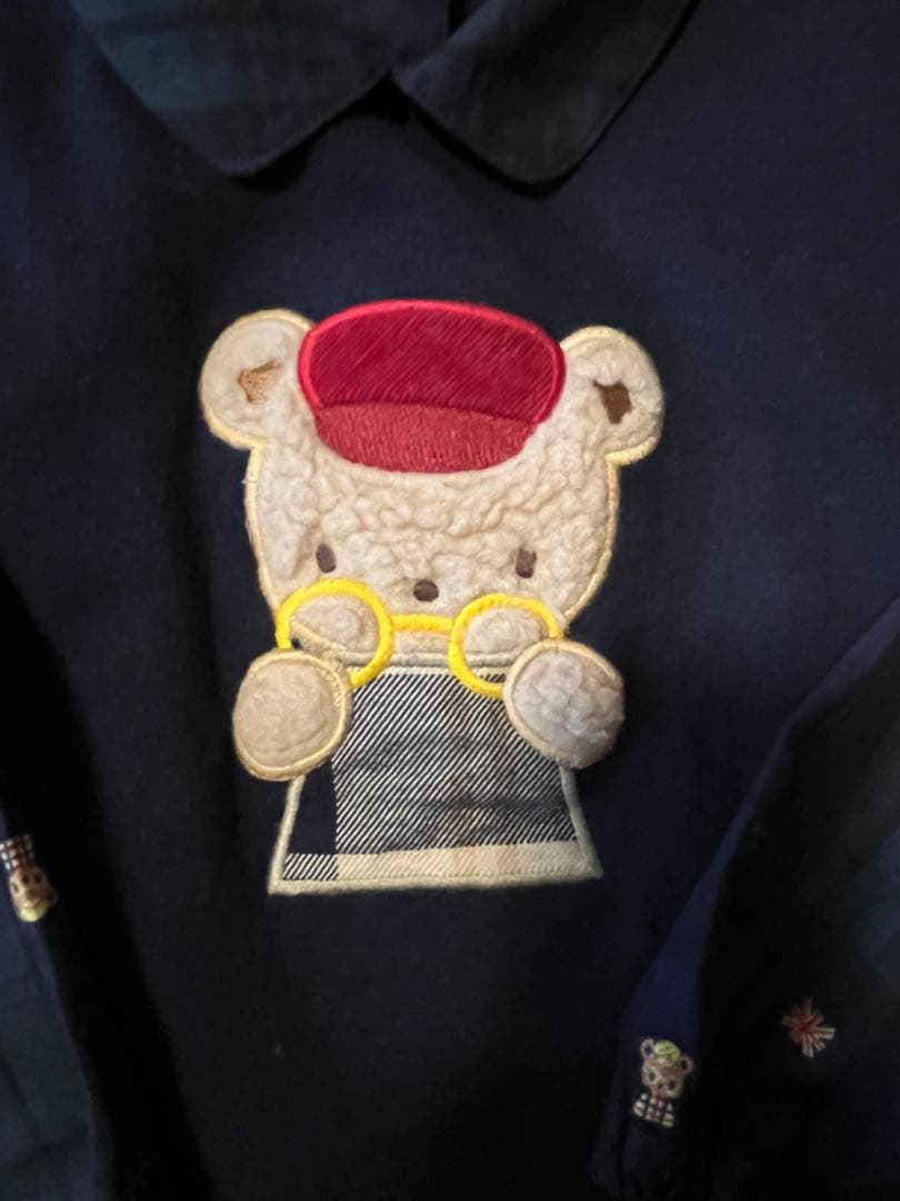 美品 familiar クマ刺繍 トレーナー 100センチ 2セット