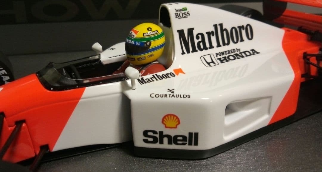 ミニチャンプス 1/18 F1 マクラーレン MP4/7A セナ リペイント