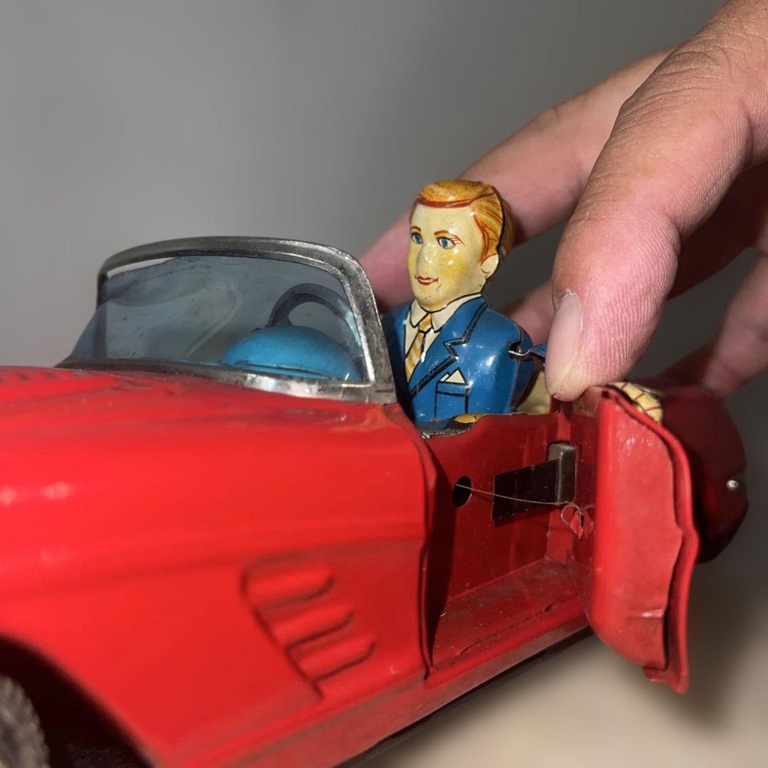 H*!様 コルベット　メイドインジャパン　ブリキ　おもちゃ　当時物　ビンテージ