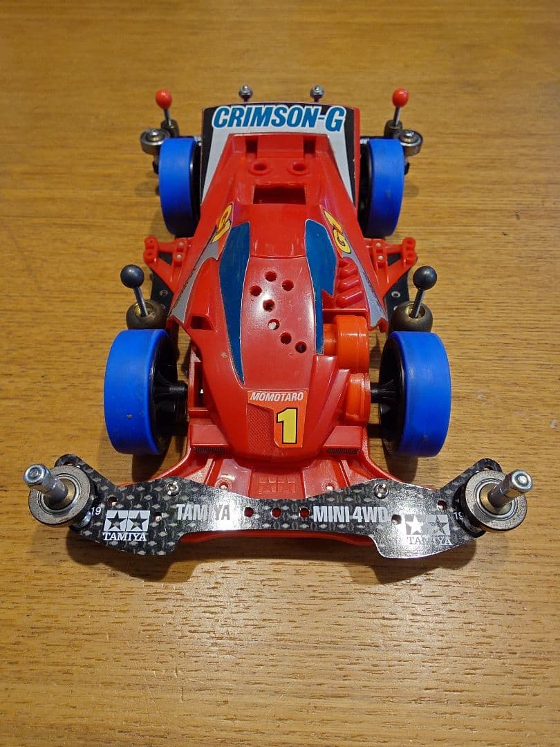 【希少】タミヤ ミニ四駆 クリムゾングローリー(B-MAXタイプ·組立済)