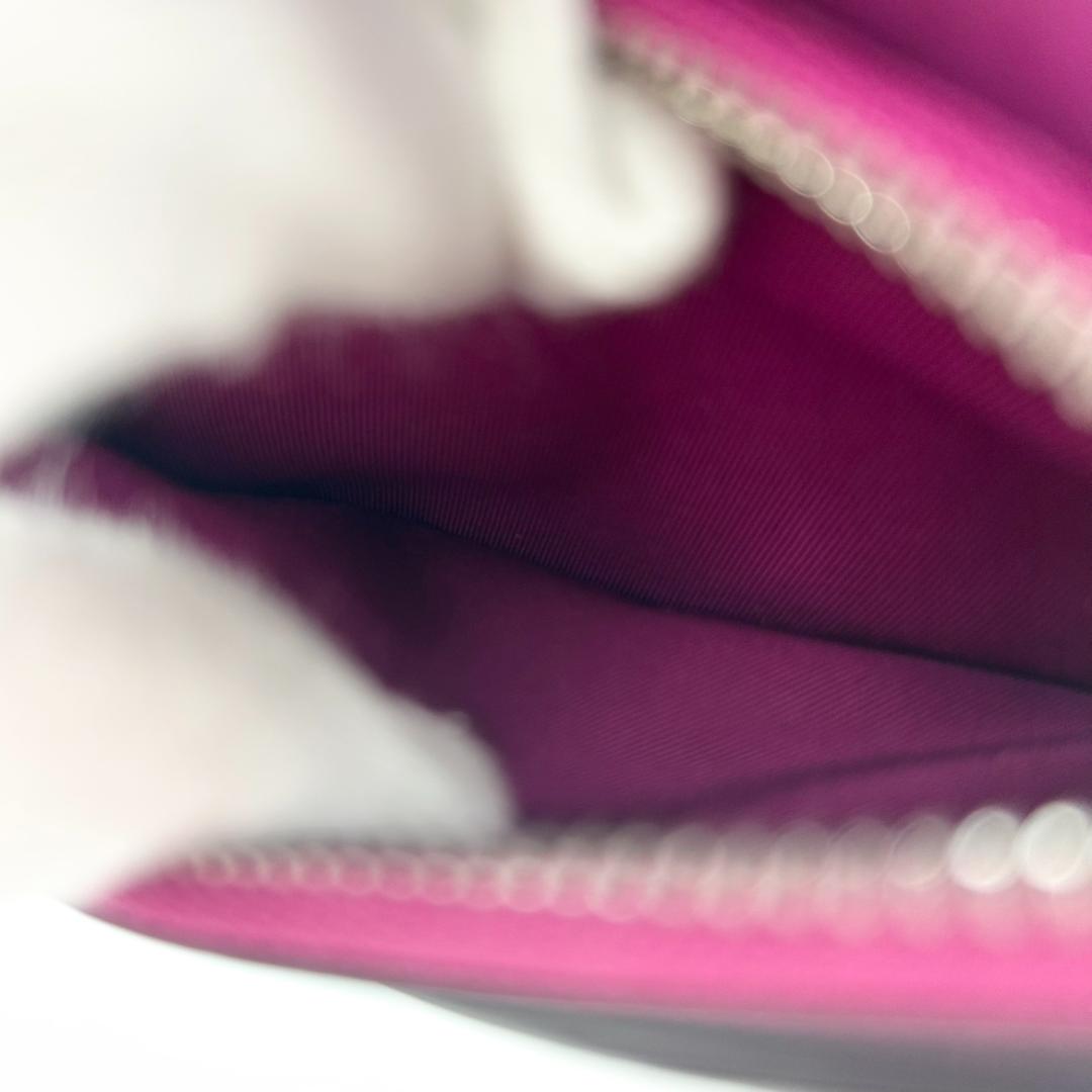 TORY BURCH　トリーバーチ　ウィラ　二つ折り財布　ピンクパープル