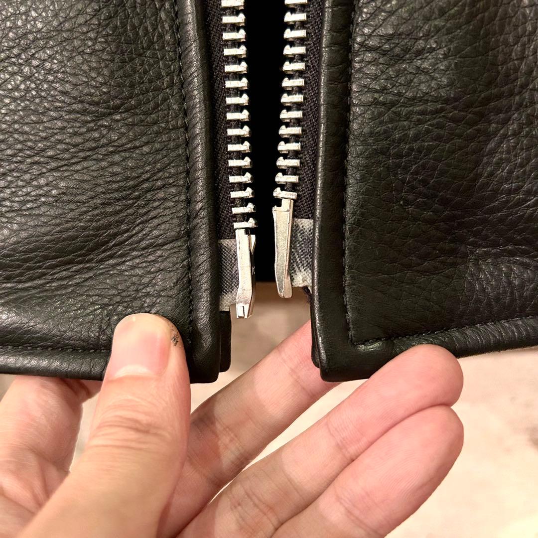 00s USA製 VANSON バンソン レザー ジャケット シングル