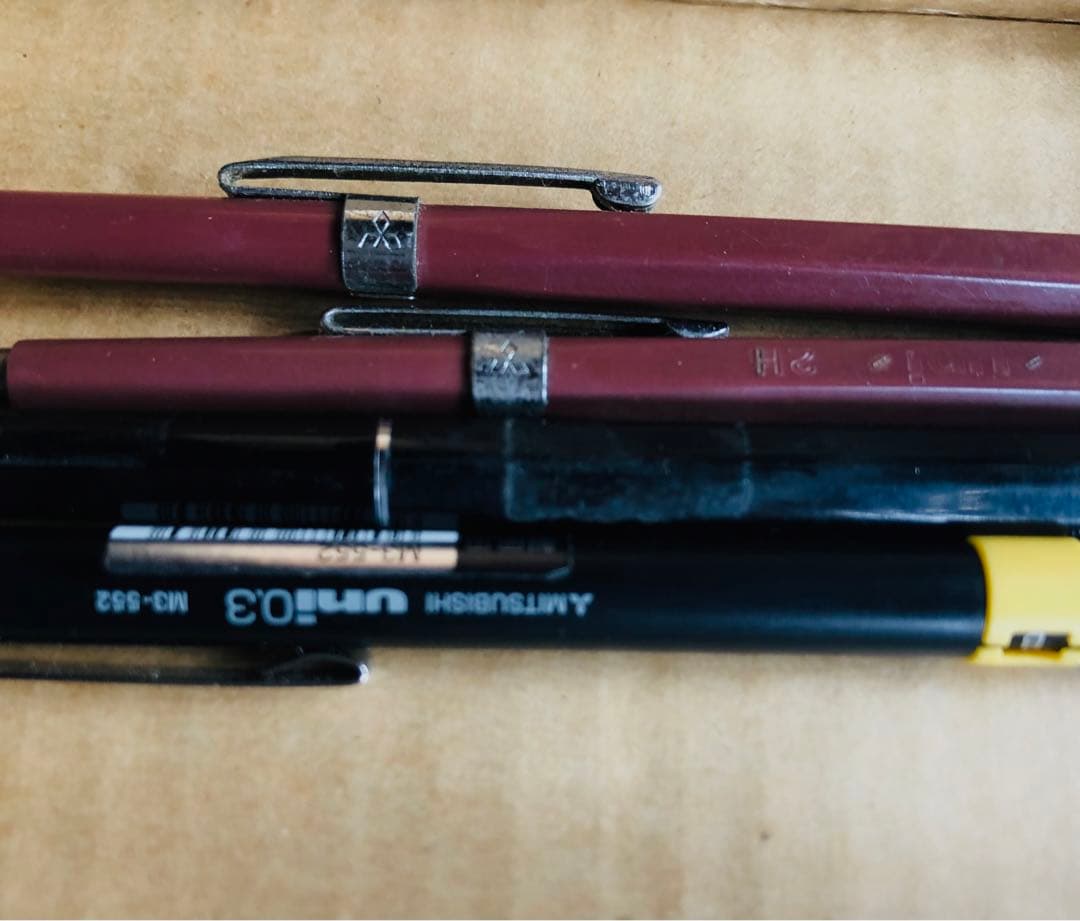 廃盤ぺんてる　旧型　pg5 pmg　グラフpg4セット、uni製図用　全12本