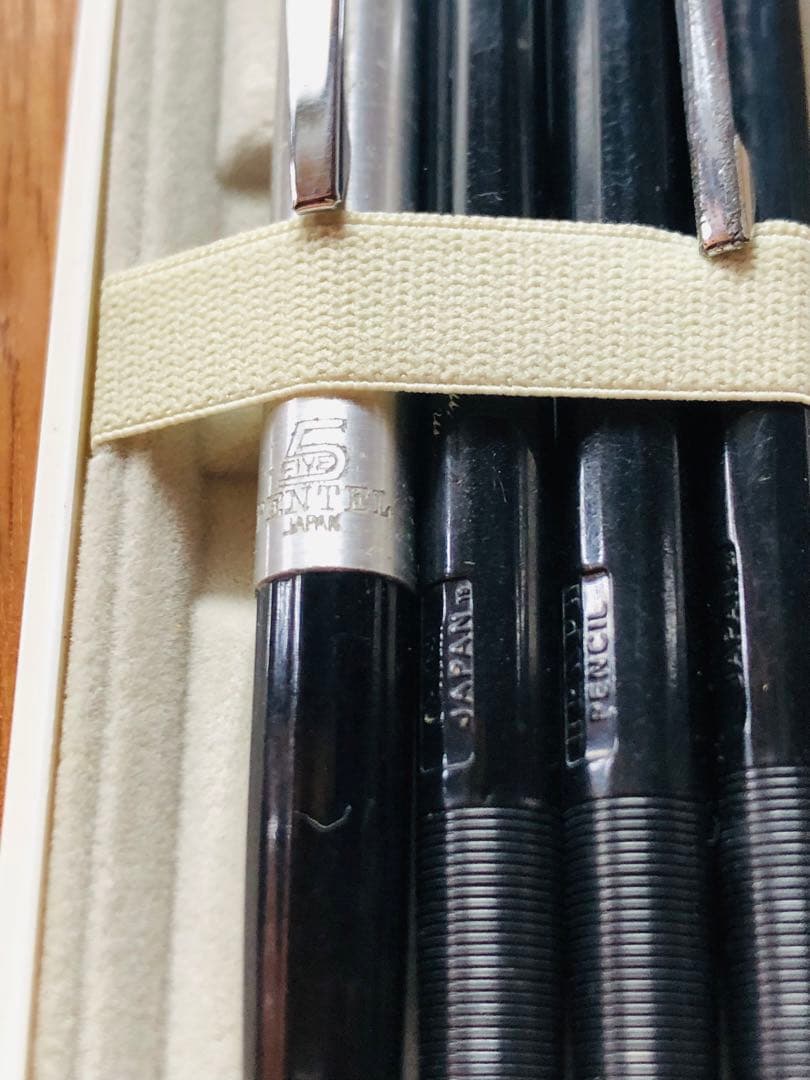 廃盤ぺんてる　旧型　pg5 pmg　グラフpg4セット、uni製図用　全12本