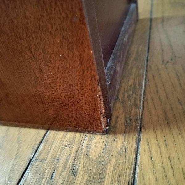 ヴィンテージ キリツ 起立木工 文机 木製 桜 天然杢 座机 座卓 作業台