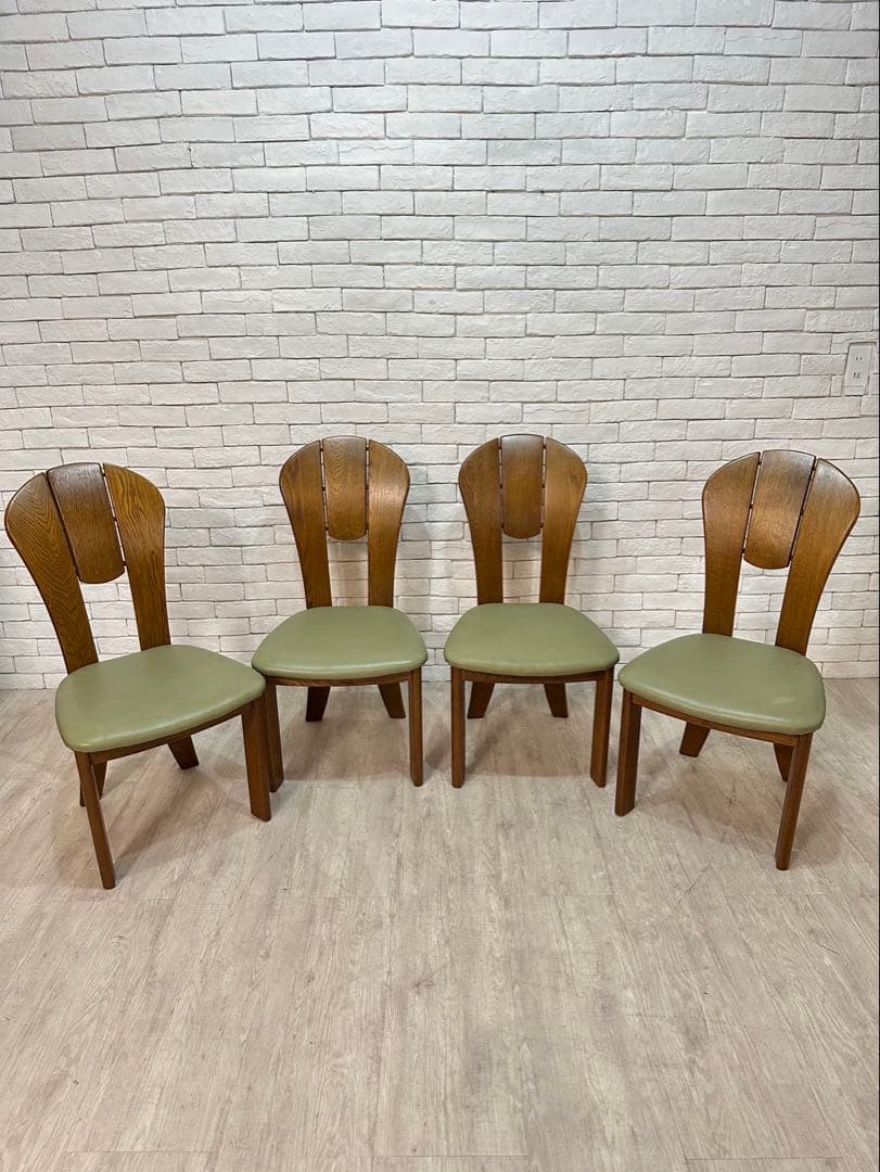 【東京都内23区配送無料】浜本工芸　定価35万ダイニングテーブル　＋チェア4脚