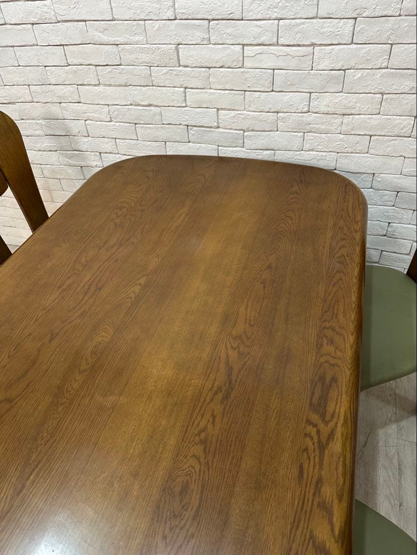 【東京都内23区配送無料】浜本工芸　定価35万ダイニングテーブル　＋チェア4脚