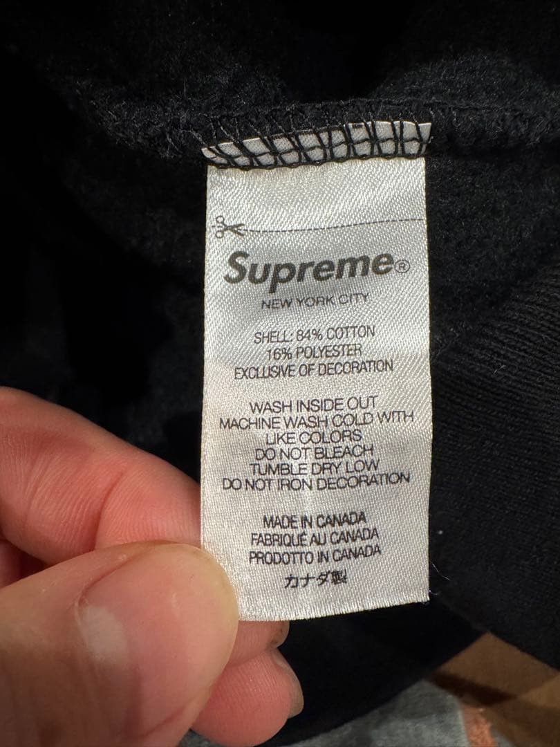 Supreme ブラック パーカー　ツノ　美品