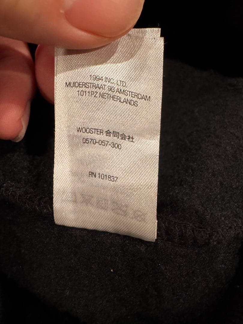 Supreme ブラック パーカー　ツノ　美品