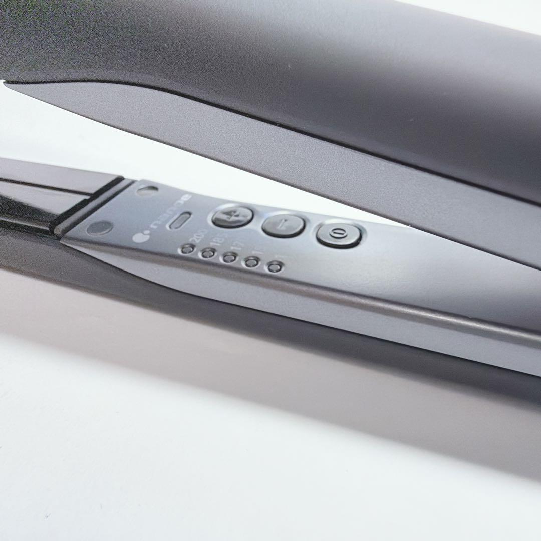 【極美品】パナソニック ストレートヘアアイロン ナノケア 黒 EH-HS0J-K