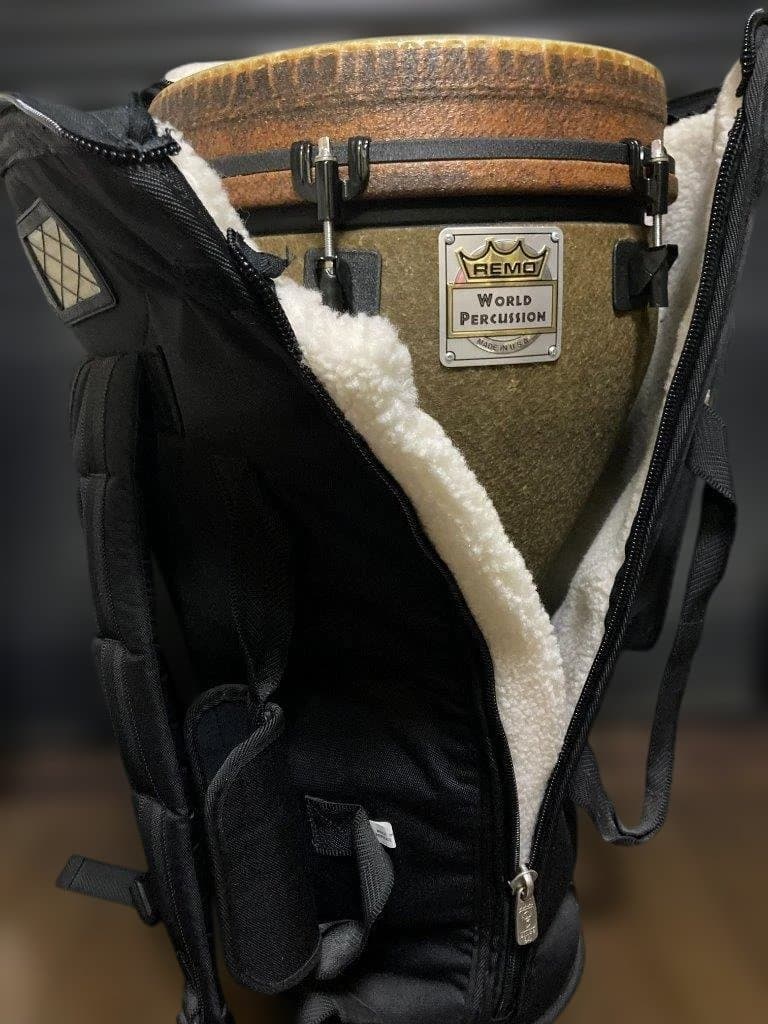 ジャンベ【REMO】サイズ約31センチ×約62センチ／ソフトケース付